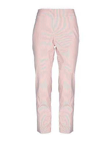 MALÌPARMI Casual pants Red 98% Cotton, 2% Elastane