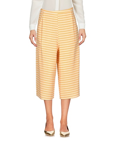 SILVIAN HEACH Casual trouser Yellow 95% Elastane, 5% Polyester