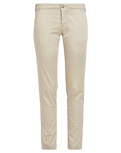 FAY Casual trouser Beige 98% Cotton, 2% Elastane