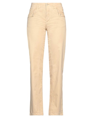 ERMANNO SCERVINO Casual trouser Beige 100% Cotton