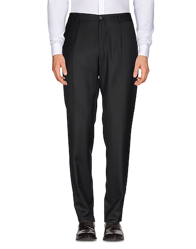 DOLCE&GABBANA Casual trouser Black 75% Virgin Wool, 22% Silk, 3% Polyester