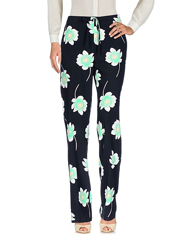 AGNONA Casual trouser Black 94% Silk, 6% Elastane