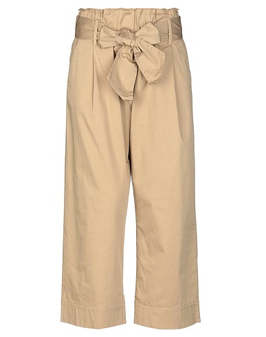 MERCI ITALIA Casual pants Sand 97% Cotton, 3% Elastane