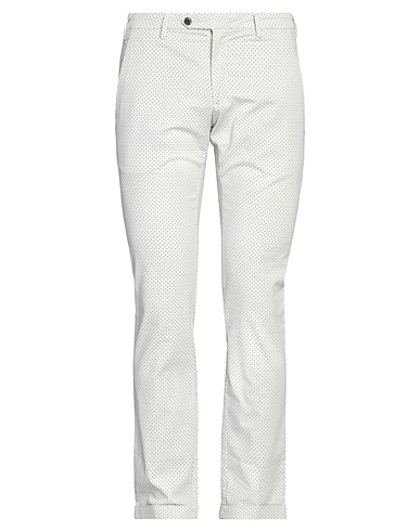 MICHAEL COAL Casual trouser Light grey 97% Cotton, 3% Elastane