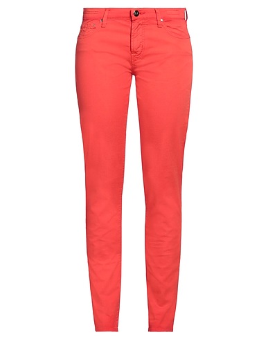 JACOB COHЁN Pantalone Rosso 98% Cotone, 2% Elastan