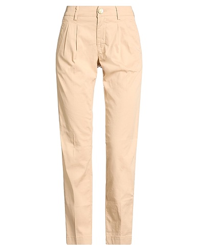 JACOB COHЁN Casual trouser BEIGE 97% Cotton, 3% Elastane