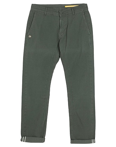 DANIELE ALESSANDRINI Pantalone Verde militare 98% Cotone, 2% Elastan