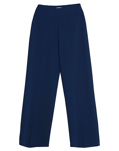 ROSSOPURO Casual pants Blue 93% Polyester, 7% Elastane