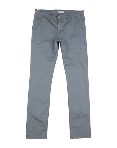 PAOLO PECORA Hosen Grau 100% Baumwolle, Polyester