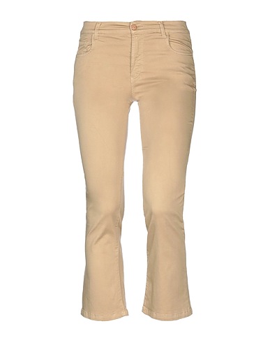MERCI ITALIA Casual pants Sand 97% Cotton, 3% Elastane