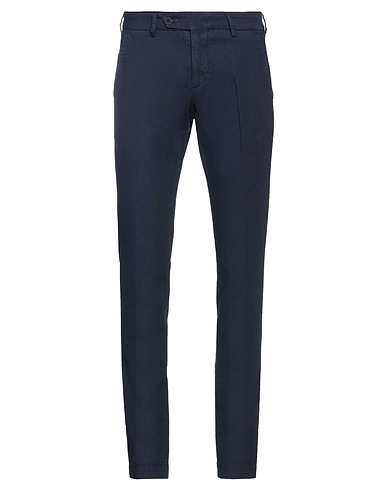 MICHAEL COAL Casual pants Midnight blue 96% Cotton, 4% Elastane