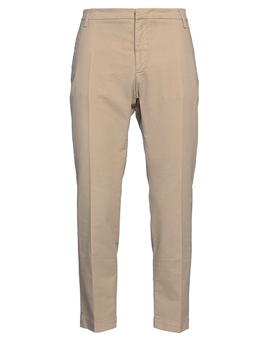 ENTRE AMIS Casual trouser Beige 99% Cotton, 1% Elastane