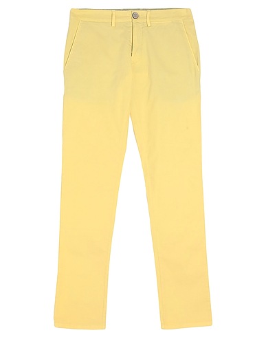 SIVIGLIA Casual trouser Pastel yellow 97% Cotton, 3% Elastane