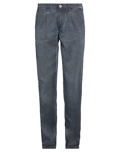 JACOB COHЁN Casual trouser Navy blue 100% Cotton