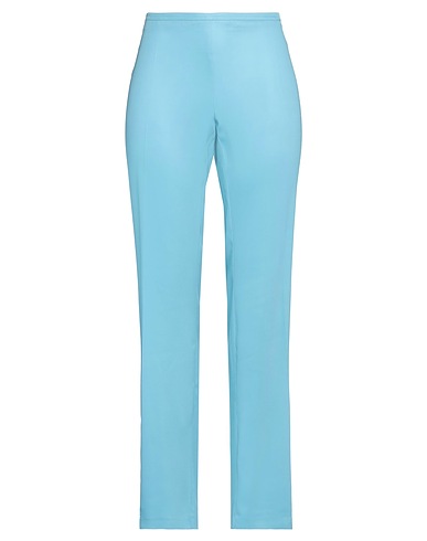 MARIA GRAZIA SEVERI Casual trouser Azure 96% Viscose, 4% Elastane