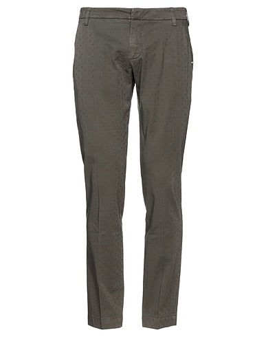 ENTRE AMIS Casual pants Brown 98% Cotton, 2% Elastane