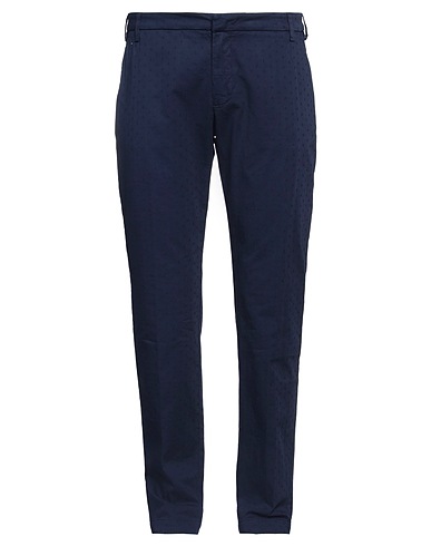 ENTRE AMIS Casual trouser BLU NOTTE 98% Cotton, 2% Elastane