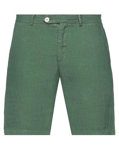DRUMOHR Shorts & Bermuda Verde 100% Lino