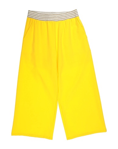 PATRIZIA PEPE Casual trouser Yellow 89% Polyester, 11% Elastane