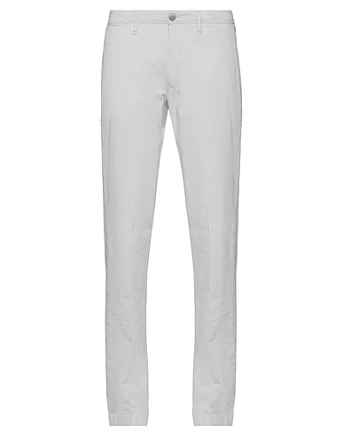 SIVIGLIA WHITE Casual trouser Light grey 98% Cotton, 2% Elastane