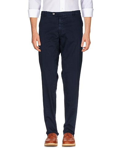 BERWICH Casual trouser Midnight blue 98% Cotton, 2% Elastane