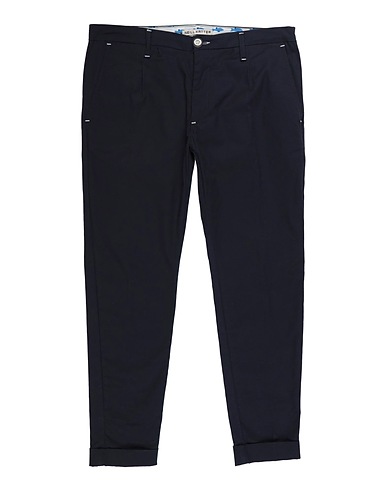 NEILL KATTER Casual trouser Midnight blue 97% Cotton, 3% Elastane