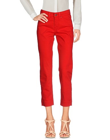 JONNY-Q Casual pants Red 98% Cotton, 2% Elastane