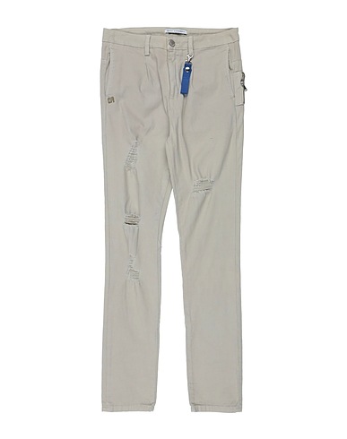 DANIELE ALESSANDRINI Casual trouser Sand 98% Cotton, 2% Elastane