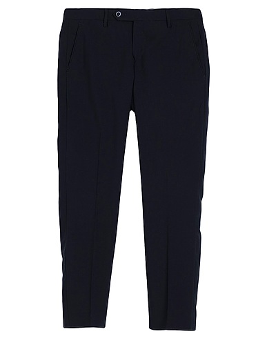 MICHAEL COAL Casual trouser Midnight blue 99% Wool, 1% Elastane