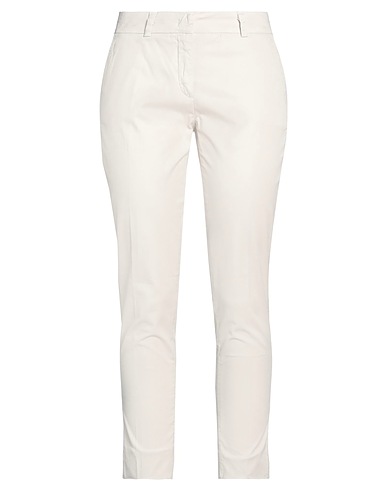 ROSSOPURO Pantalone Off white 98% Cotone, 2% Elastan