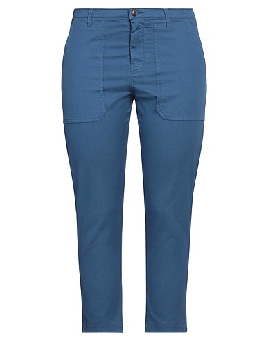 TRUE NYC® Casual pants Blue 97% Cotton, 3% Elastane
