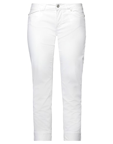JACOB COHЁN Casual trouser White 97% Cotton, 3% Elastane
