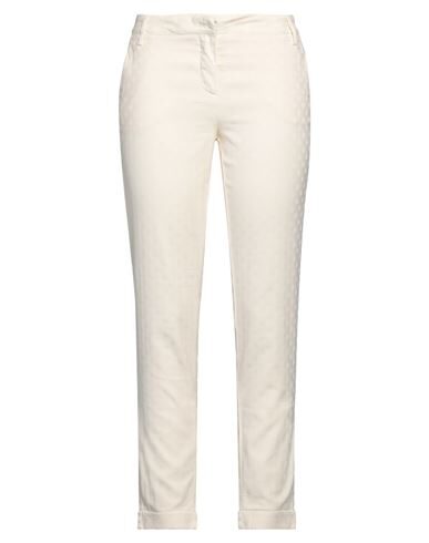 Manila Grace Denim Pants In White