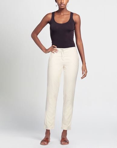 Manila Grace Denim Pants In White
