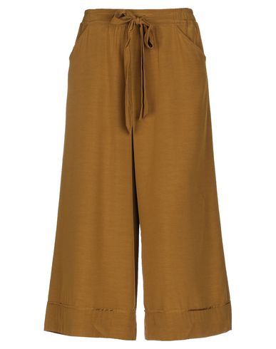 Seventy Sergio Tegon Cropped Pants & Culottes In Military Green