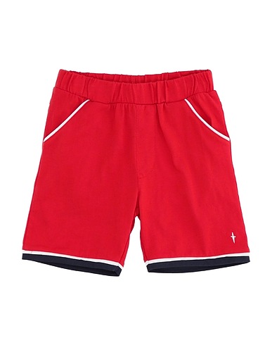 PACIOTTI 4US Shorts & Bermuda Red 100% Cotton