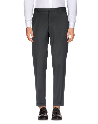 DOLCE&GABBANA Casual trouser Black 86% Virgin Wool, 10% Silk, 4% Polyester