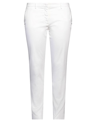 MASON'S Pantalone Bianco 86% Cotone, 10% Poliestere, 4% Elastan