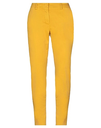 MASON'S Pantalone Giallo ocra 86% Cotone, 10% Poliestere, 4% Elastan