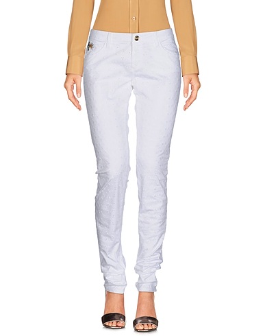 BLUGIRL Hosen Weiß 97% Baumwolle, 3% Elastan