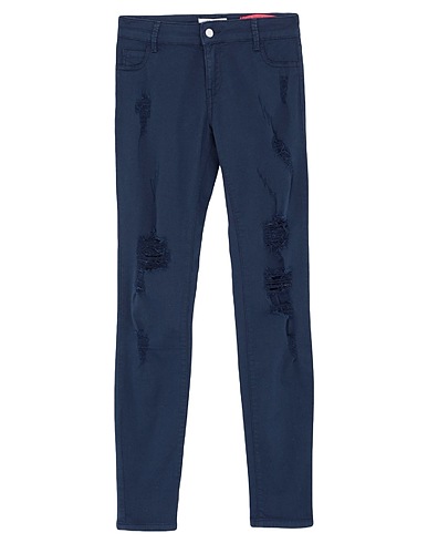 MET JEANS Casual pants Midnight blue 98% Cotton, 2% Elastane