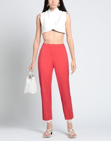 Shop Maria Grazia Severi Woman Pants Red Size 8 Acetate, Viscose, Elastane