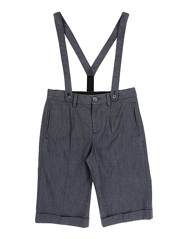 DOLCE&GABBANA Shorts & Bermuda Lead 100% Cotton, Cow leather