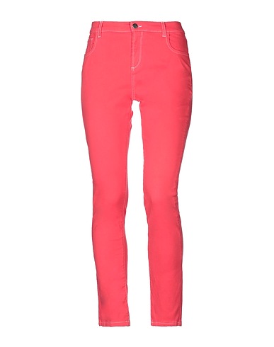 MARIA GRAZIA SEVERI Casual trouser Coral 95% Cotton, 5% Elastane