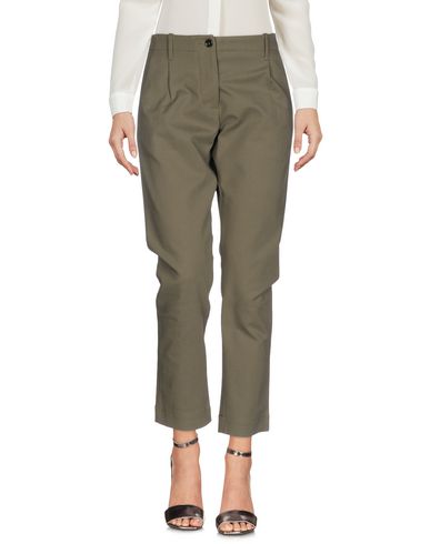 Nine:inthe:morning Nine In The Morning Woman Pants Military Green Size 27 Cotton, Elastane