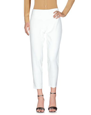 Shop Annarita N Woman Pants White Size 10 Polyester, Elastane