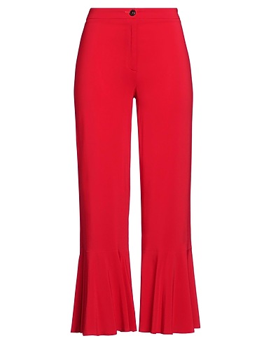 .TESSA Casual pants Red 95% Viscose, 5% Elastane