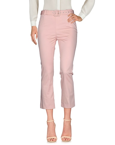 PATRIZIA PEPE Casual pants Pink 75% Cotton, 20% Polyamide, 5% Elastane