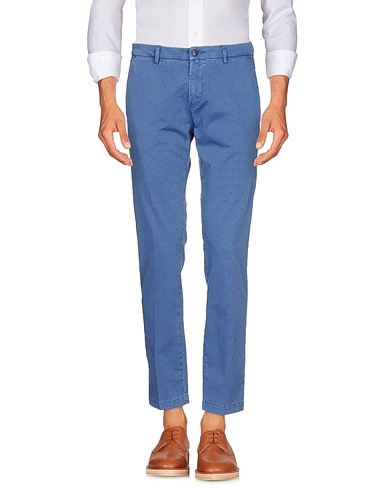 BRIGLIA 1949 Casual trouser Blue 98% Cotton, 1% Elastane, 1% Polyester