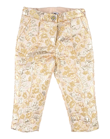 DOLCE&GABBANA Casual trouser ORO 50% Acrylic, 35% Acetate, 15% Lurex®